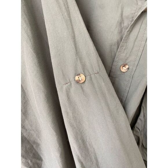 Sortif men’s green outdoor performance fishing hiking button front shirt/XL￼￼ - Picture 4 of 7